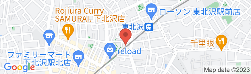 MUSTARD HOTEL SHIMOKITAZAWAの地図