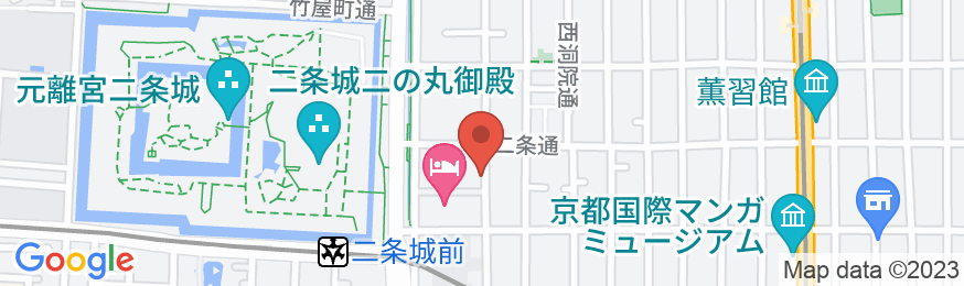 HOTEL THE MITSUI KYOTOの地図