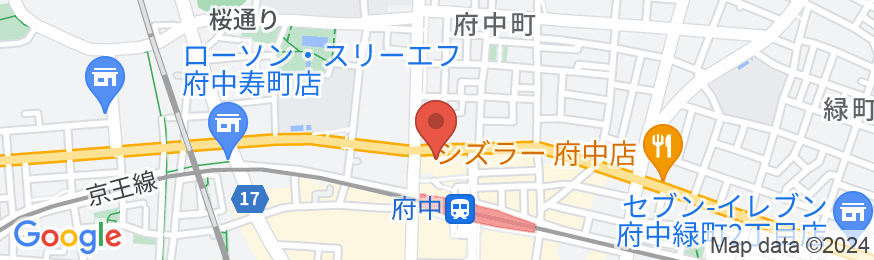 ホテル ケヤキゲート 東京府中の地図