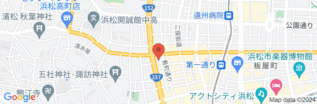 HOTEL ACT GARDEN HAMAMATSUの地図