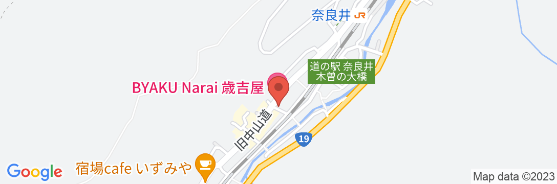 BYAKU Naraiの地図
