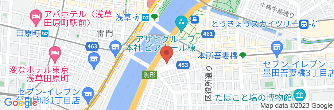 BON東京浅草の地図