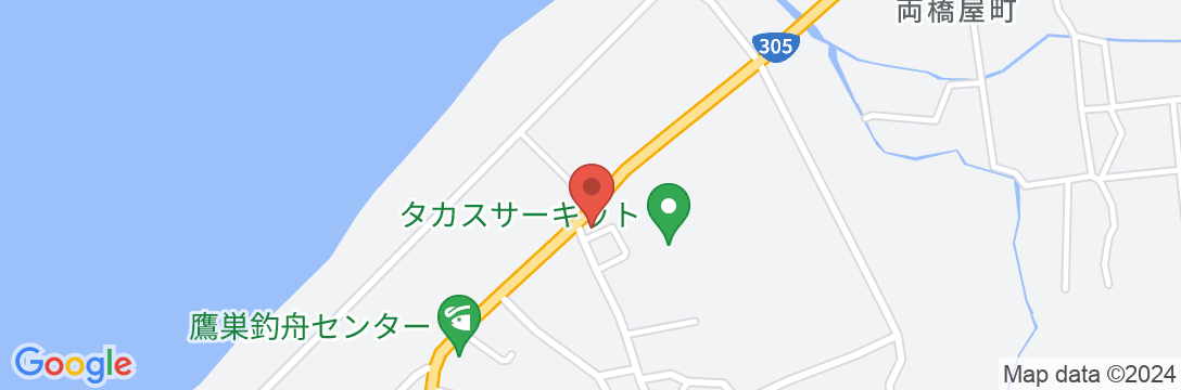 白浜荘<福井県>の地図