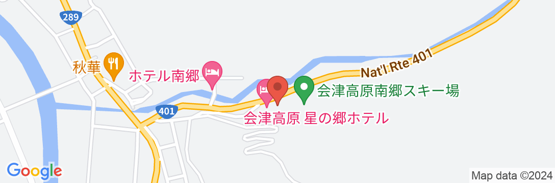 会津高原 星の郷ホテルの地図