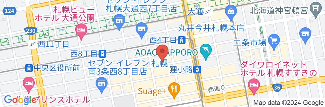41PIECES Sapporoの地図