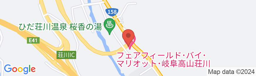 フェアフィールド・バイ・マリオット・岐阜高山白川郷の地図