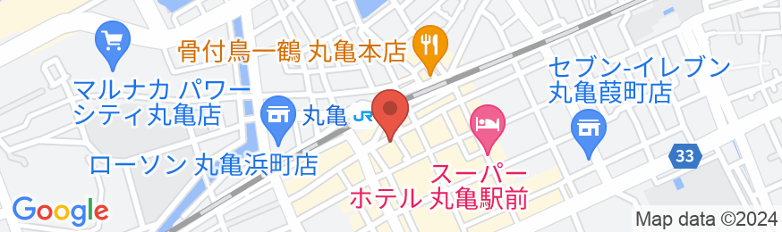 東横INN丸亀駅前の地図