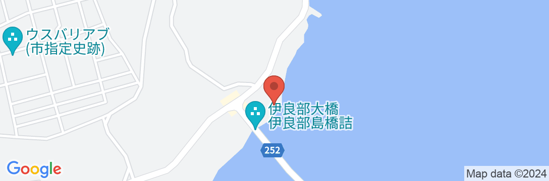 ブルーオーシャン ホテル&リゾート 宮古島<伊良部島>の地図