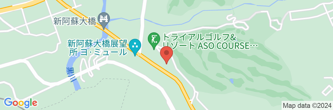 阿蘇CANYON TERRACE&LODGE【温泉宿】の地図