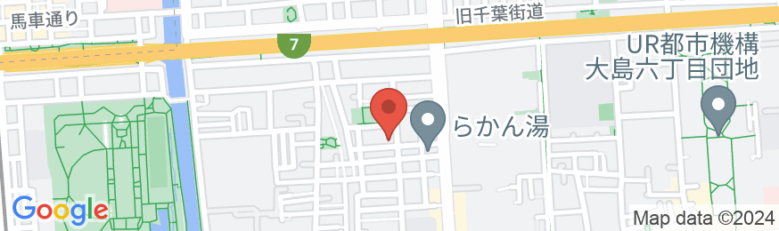 エーケースターホテル東京の地図