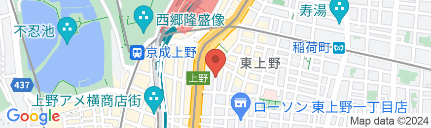 ビジネスホテル やなぎや<東京都>の地図