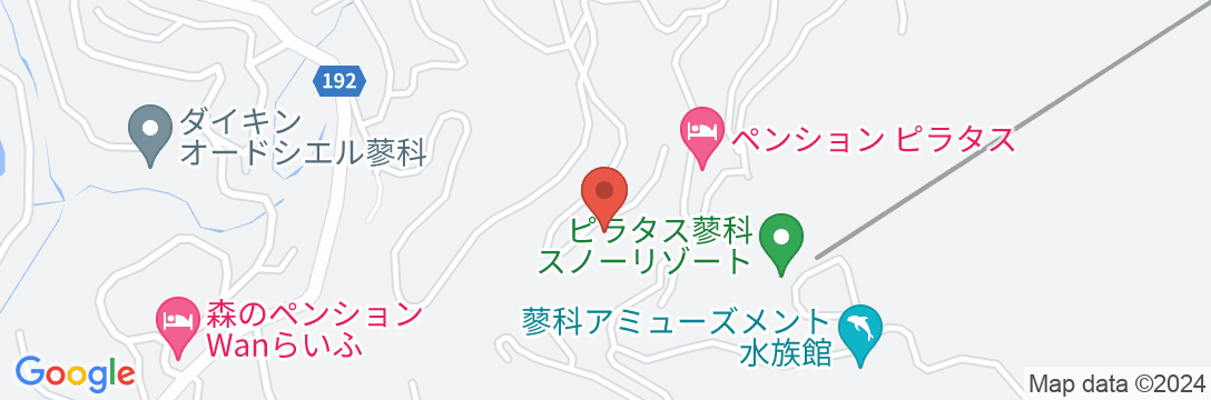 蓼科高原ペンション・サンセットの地図