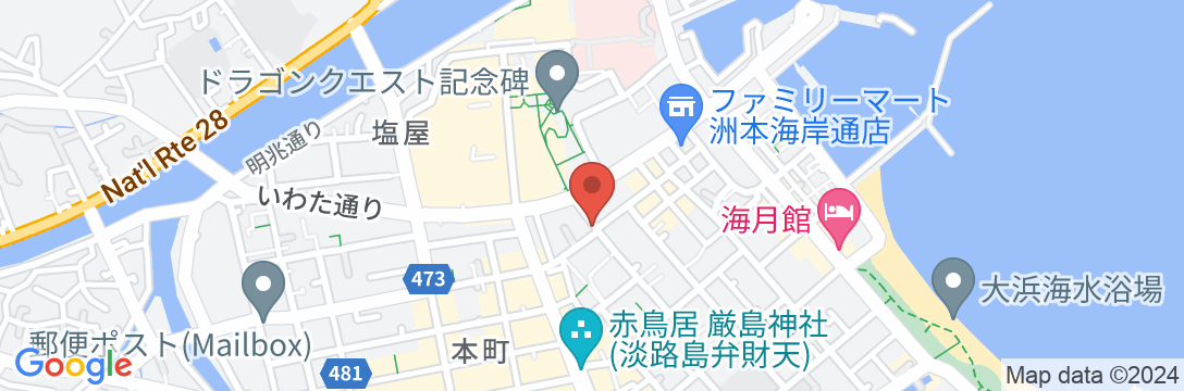 ホテルグランパ淡路島<淡路島>の地図