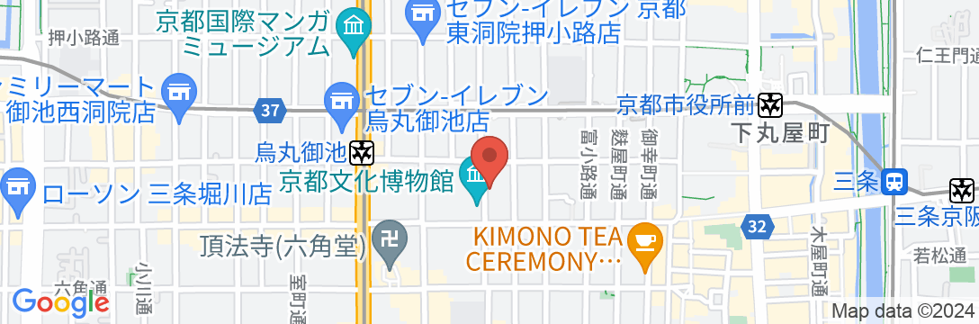 Tabist kiki HOTEL KYOTO Sanjo Takakuraの地図