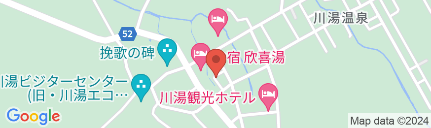 川湯温泉ゲストハウスNOMYの地図