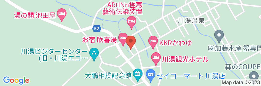 川湯温泉ゲストハウスNOMYの地図