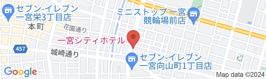 一宮シティホテル by ラックホテルの地図