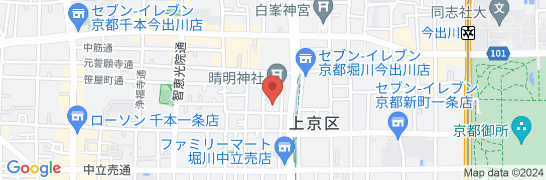 ヴィラフロント京都晴明の地図