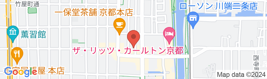 タッセルイン京都 河原町二条の地図