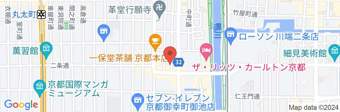 タッセルイン京都 河原町二条の地図