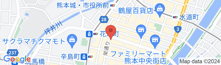 ダイワロイネットホテル熊本銀座通り PREMIERの地図
