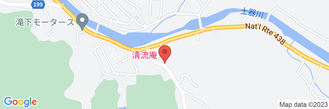 清流庵の地図