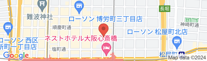 HOTEL THE LEBEN OSAKA(ホテル ザ レーベン大阪)の地図