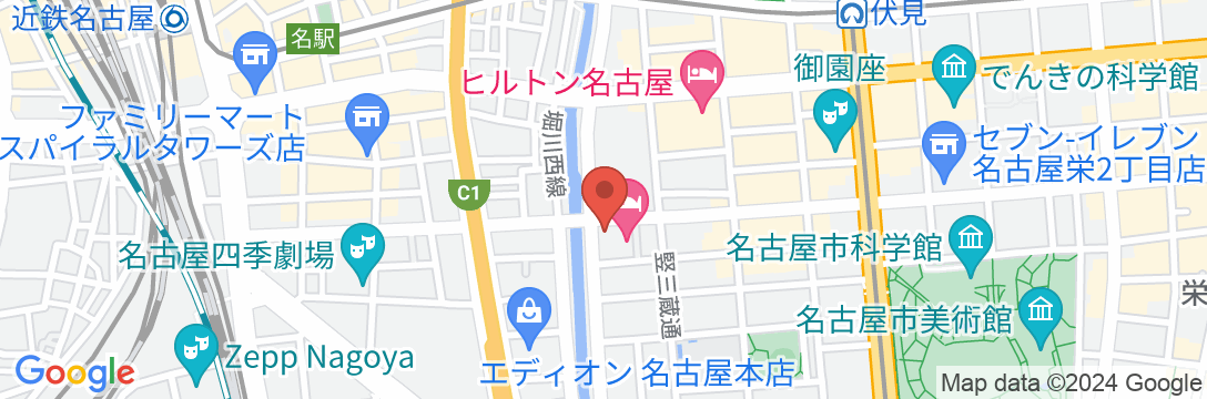 コートヤード・バイ・マリオット名古屋の地図