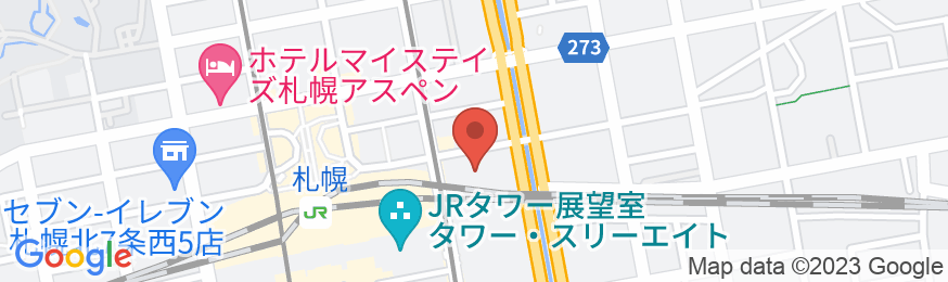 札幌ワシントンホテルプラザの地図