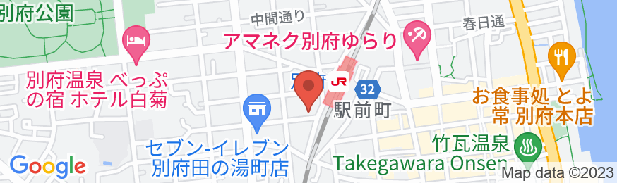 アパホテル〈別府駅前〉(全室禁煙)の地図