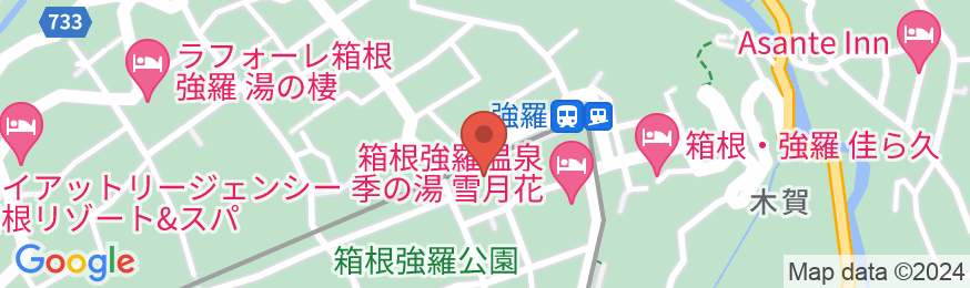 STAGIONE箱根強羅EASTの地図
