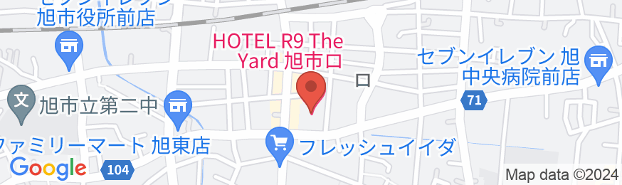 HOTEL R9 The Yard 旭市ロの地図