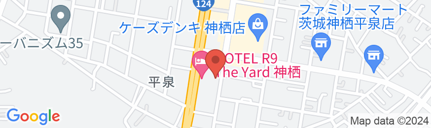 HOTEL R9 The Yard 神栖の地図