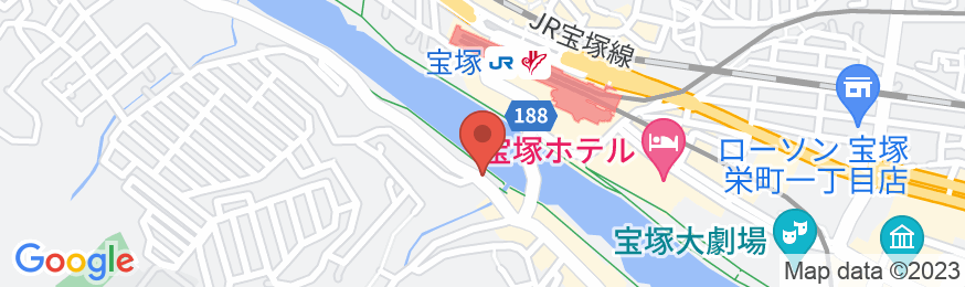 宝塚インの地図