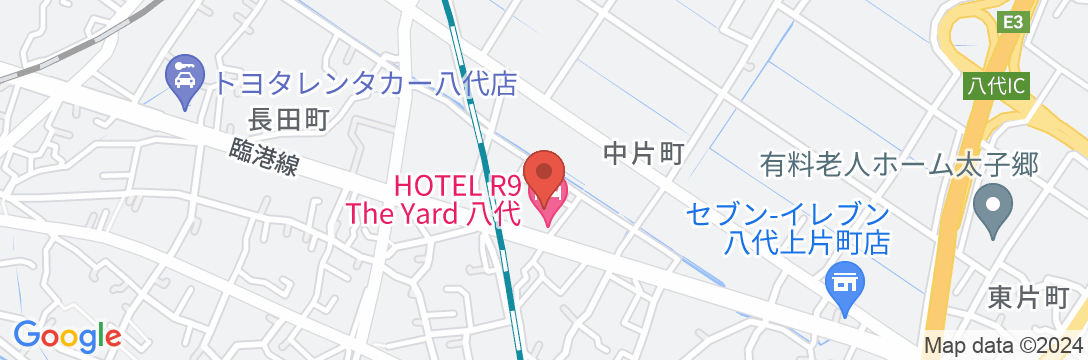 HOTEL R9 The Yard 八代の地図