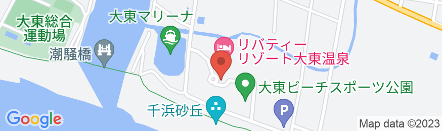 グランピングコテージ大東温泉 -LIBERTY RESORT DAITO ONSEN-の地図