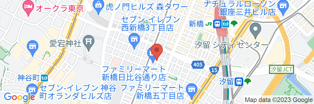 bnb+ 新橋店の地図
