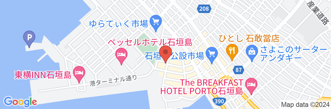 ホテル ピースランド石垣島 <石垣島>の地図