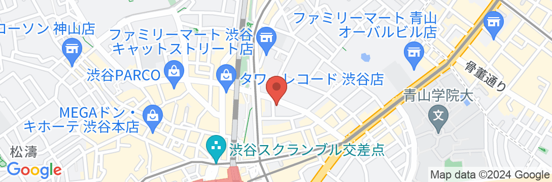 all day place shibuyaの地図