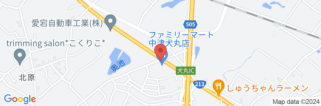 HOTEL R9 The Yard 中津の地図