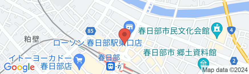 スーパーホテル埼玉・春日部駅前天然温泉の地図