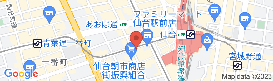 ダイワロイネットホテル仙台西口 PREMIERの地図