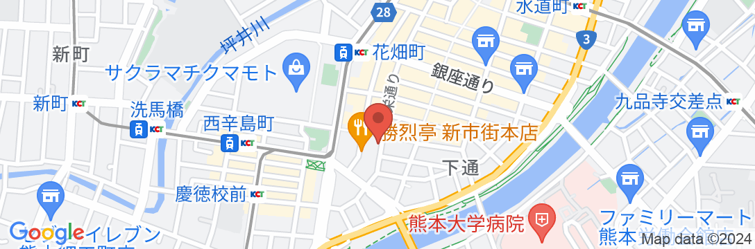 CANDEO HOTELS(カンデオホテルズ)熊本新市街の地図