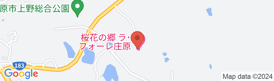 桜花の郷 ラ・フォーレ庄原の地図
