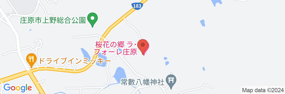 桜花の郷 ラ・フォーレ庄原の地図