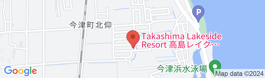 Takashima Lakeside Resortの地図
