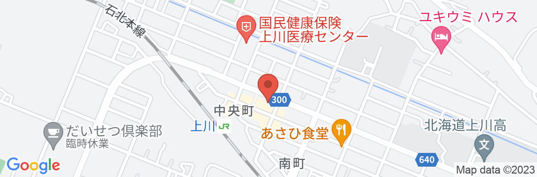 カミカワホテル(KAMIKAWA HOTEL)上川町の地図