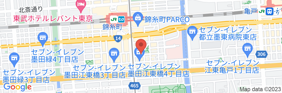 MIMARU東京 錦糸町の地図
