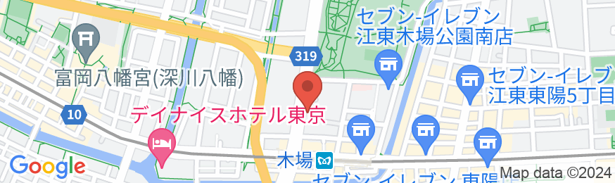 東横INN東西線木場駅の地図
