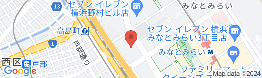 ウェスティンホテル横浜の地図